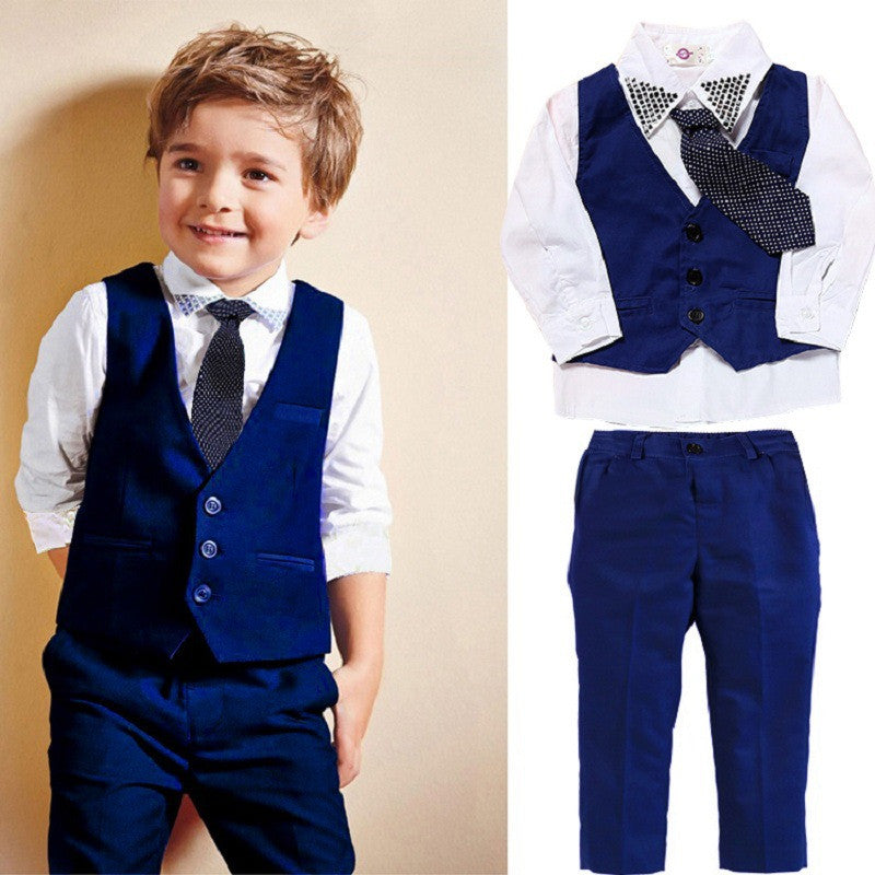 Boy's Vests Casual Suits
