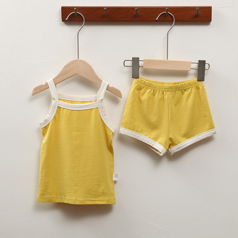 Baby Loungewear Summer Casual Sling Suit