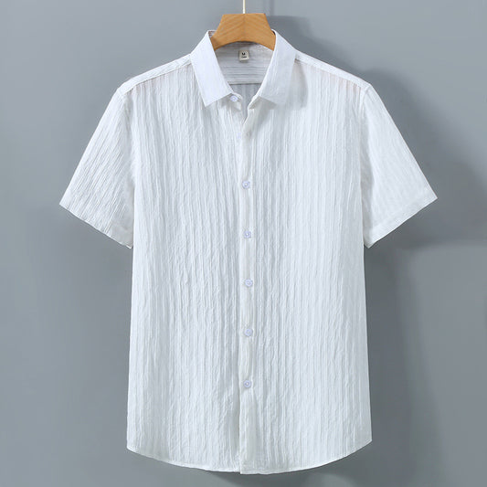 Men Sun-proof Shirt Loose Cotton Breathable