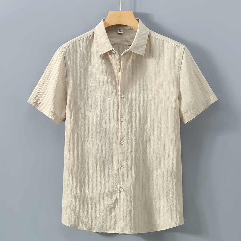 Men Sun-proof Shirt Loose Cotton Breathable