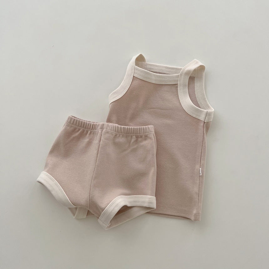 Baby Loungewear Summer Casual Sling Suit