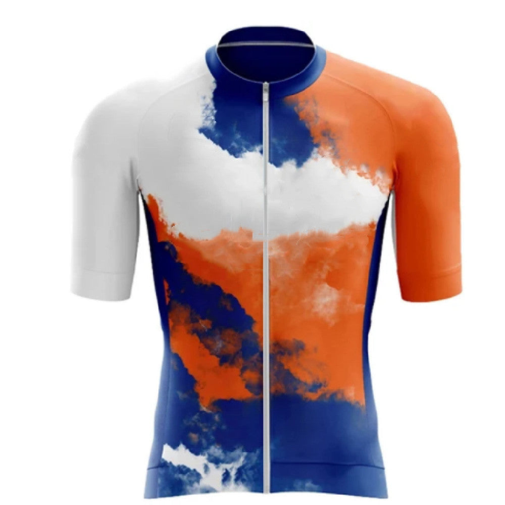 New Men's Bicycle Set Road Summer Bicycle Team Training Clothes